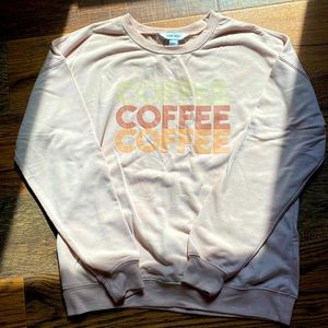 Women’s Light Pink Coffee Crewneck